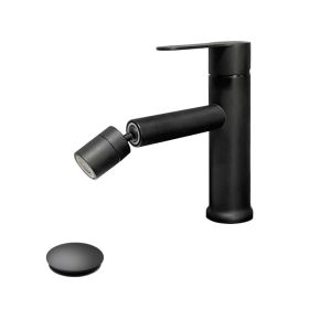 Single Handle Bathroom Sink Faucet with Pop-Up Drain (with Overflow) (Option: Default title)