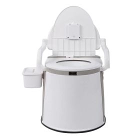 Outdoor Portable Toilet/Portable Travel Toilet for Camping /Hiking Toilet / /Fishing Toilet…/ (Option: Off-White)