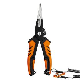 Multi-Functional Fishing Shears Line Cutters Loop Openers Hook Removers (Accessory Type: Fishing Supplies, Color: Orange)